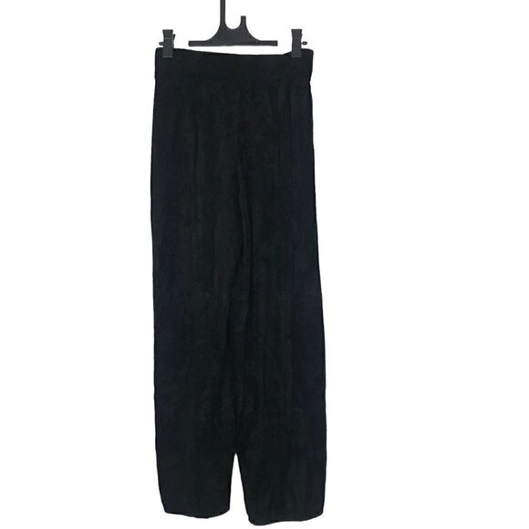 ARITZIA The Group By Babaton Black Wide Leg Elastic Waist Pull On Pants Size S - Picture 5 of 7